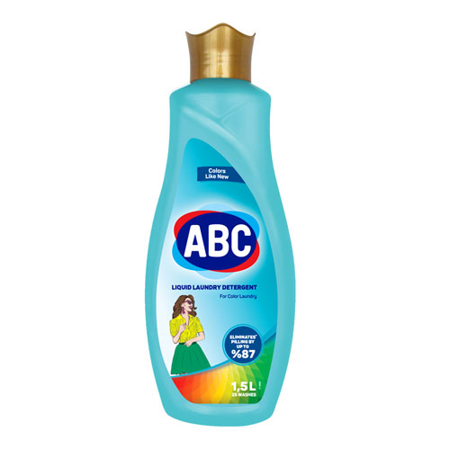 Стиральный жидкий порошок ABC 1.5 л Color