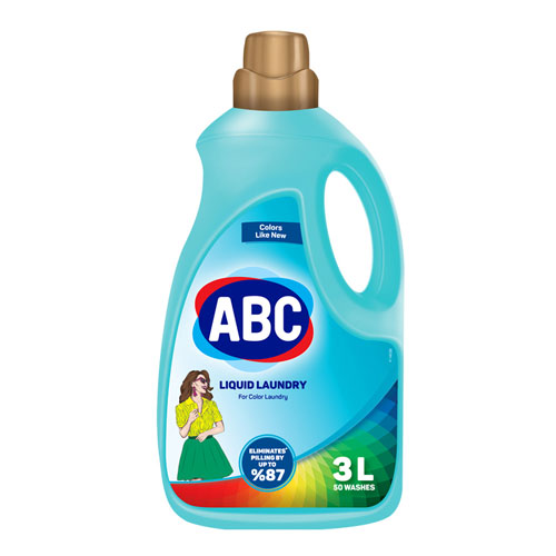 Стиральный жидкий порошок ABC 3 л Color