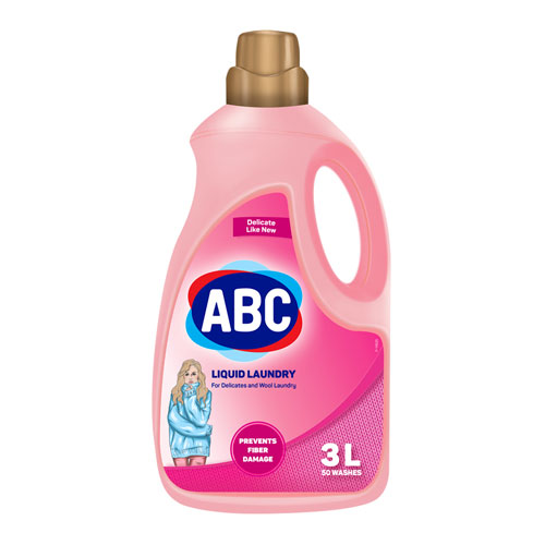 Стиральный жидкий порошок ABC 3 л Delicate