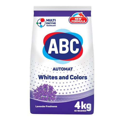 Detergent aut. ABC 4kg Lavander
