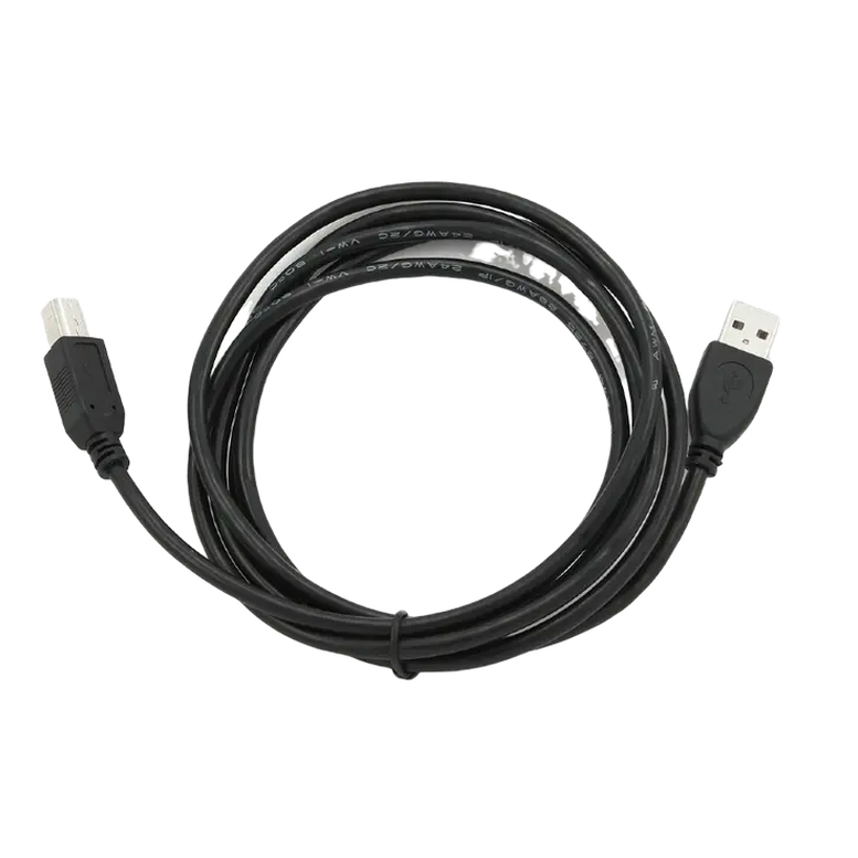 Cable USB, AM/BM,  1.8 m, USB2.0, High quality, Cablexpert, Black, CCP-USB2-AMBM-6 3