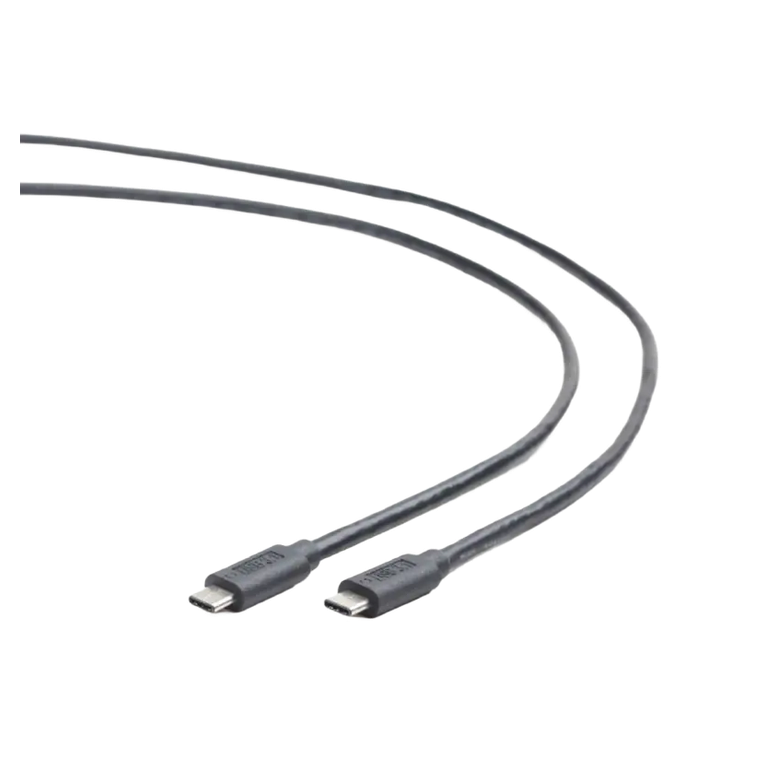 Cable  Type-C/Type-C, CM/CM, 1.0 m, USB3.1, Cablexpert, Black, CCP-USB3.1-CMCM-1M