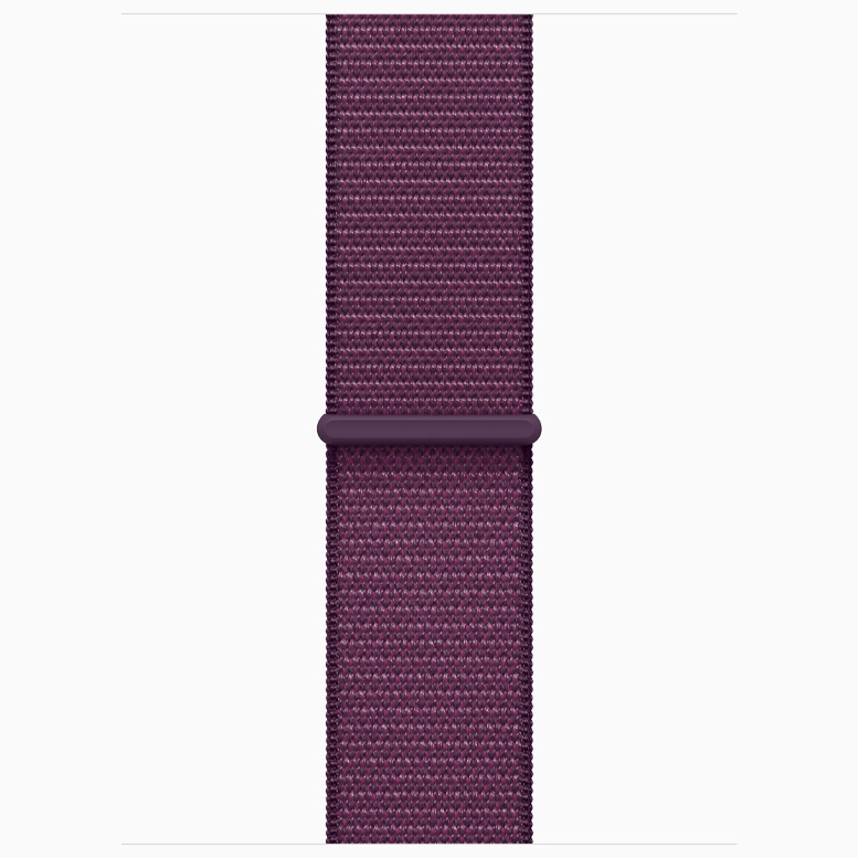 Apple Watch 10 Aluminum GPS Silver Textile Sport Loop Plum 42 mm 8