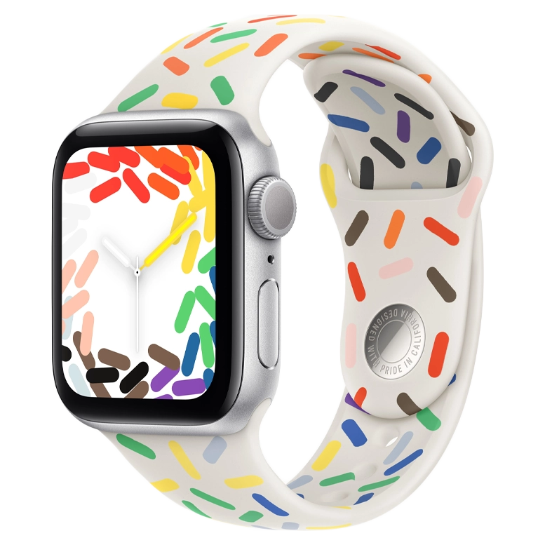 Apple Watch SE 2 40mm Aluminum Case with Midnight Sport Band, MNJT3 GPS, Midnight