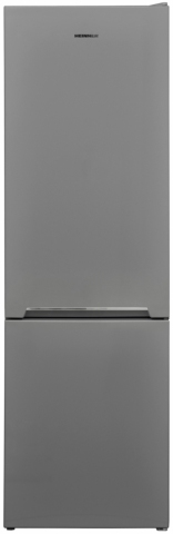 Холодильник с нижней морозильной камерой Heinner HCV268SE++, 268 л, 170 см, E, Серебристый