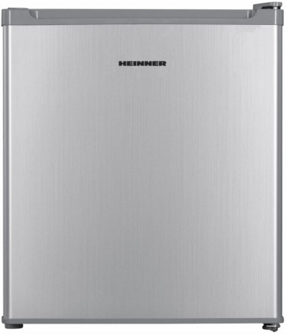 Холодильник однодверный Heinner HMB41NHSF+, 41 л, 51 см, F, Серебристый