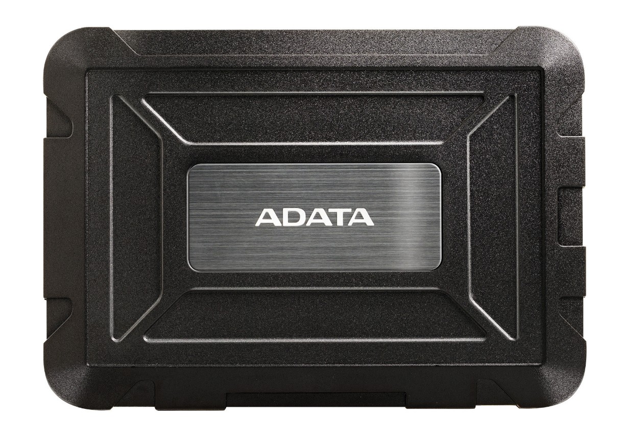 2.5"  SATA HDD/SSD External Case (USB3.0) ADATA ED600, Black, IP54 Water/Dust Resistance