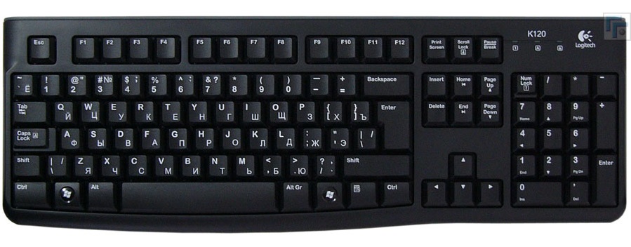 Клавиатура Logitech K120 Black