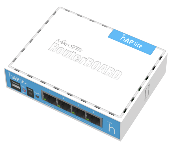 Router wireless MikroTik hAP lite classic (RB941-2nD)