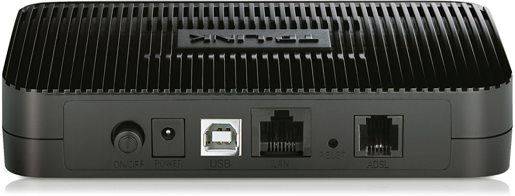 ADSL Router TP-LINK "TD-8817",1xEthernet port+1xUSB, ADSL/ADSL2/ADSL2+, Splitter, Annex A