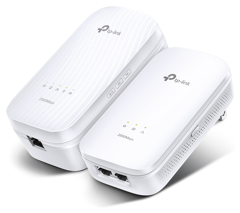 Powerline Adapter/Access Point Wi-Fi AC TP-Link, TL-WPA9610 KIT, AV2000, 2x2MIMO, 2xGbit Ports