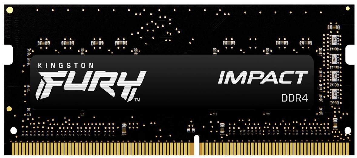 Оперативная память Kingston Fury Impact 8Gb DDR4-3200MHz SODIMM (KF432S20IB/8)