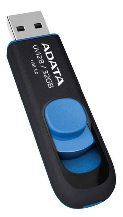 Флеш-накопитель Adata UV128 32Gb Black-Blue