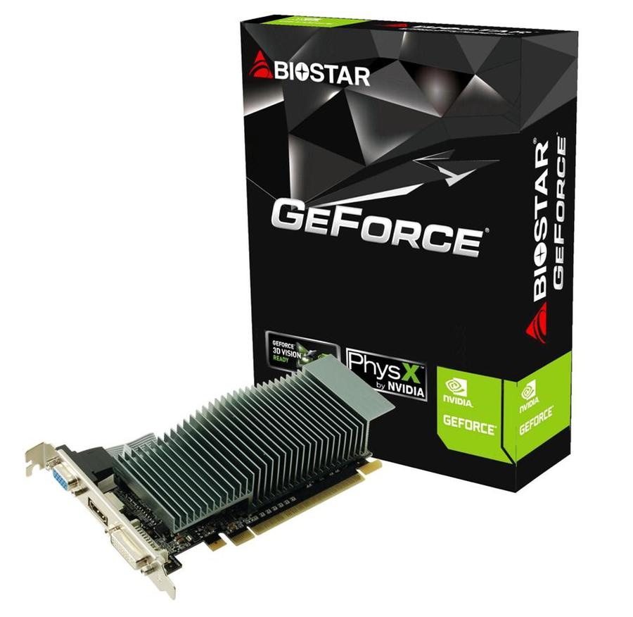 Placa grafică Biostar GeForce 210 1Gb GDDR3 Low Profile (VN2103NHG6)