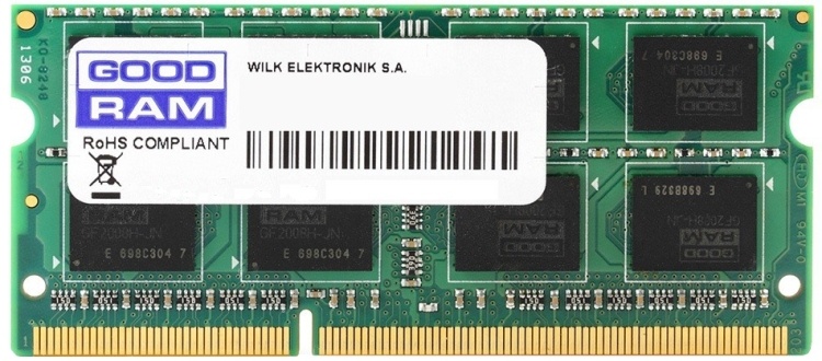 Оперативная память Goodram 8Gb DDR4-3200 SODIMM (GR3200S464L22S/8G)