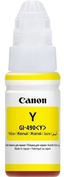 Recipient de cerneală Canon GI-490 Yellow