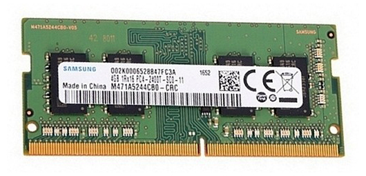 Оперативная память Samsung DDR4 SDRAM 2400 МГц, , Samsung 2GB DDR4 2400 So-Dimm