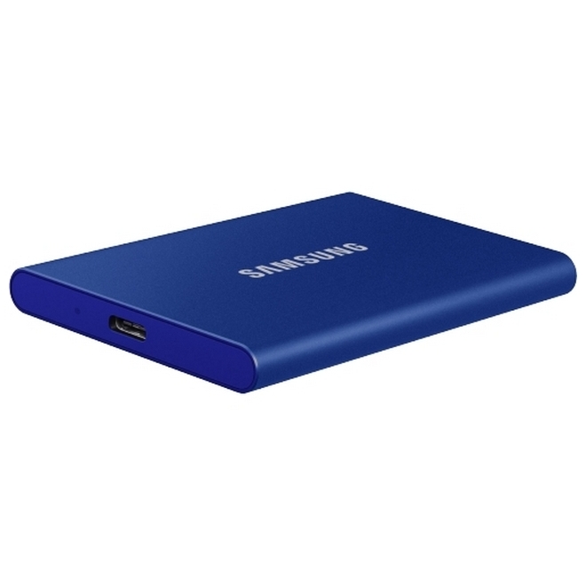 SSD portabil extern Samsung Portable SSD T7, 1 TB, Albastru (MU-PC1T0H/WW)
