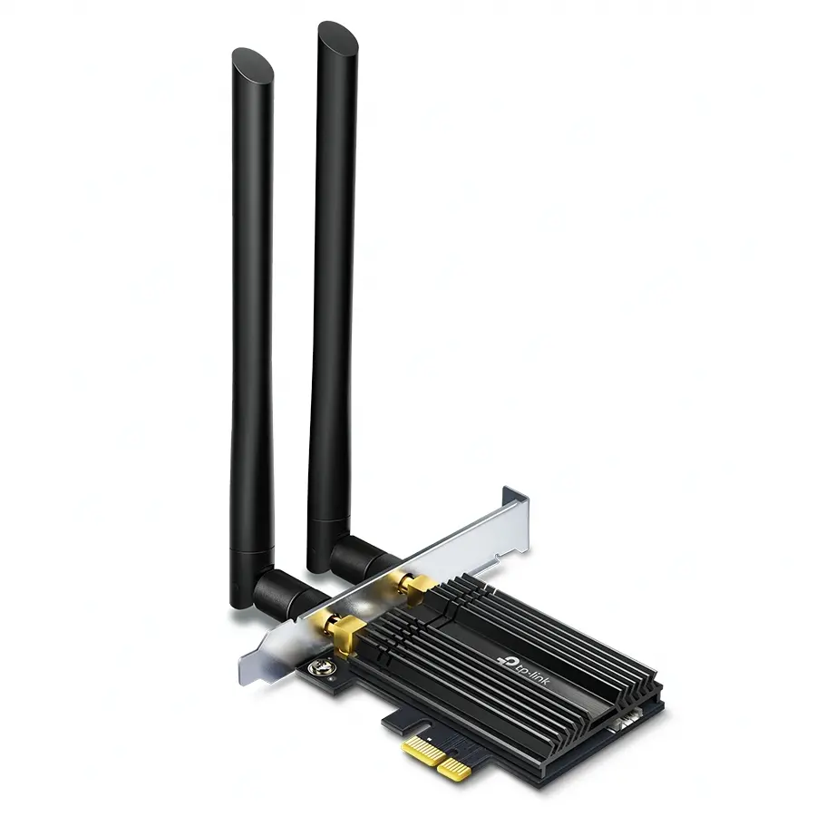 PCIe Wi-Fi 6 Dual Band LAN/Bluetooth 5.0 Adapter TP-LINK "Archer TX50E", 3000Mbps, OFDMA