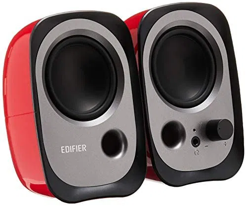 Edifier R12 Red, 2x2W RMS, 3,5 AUX, USB power