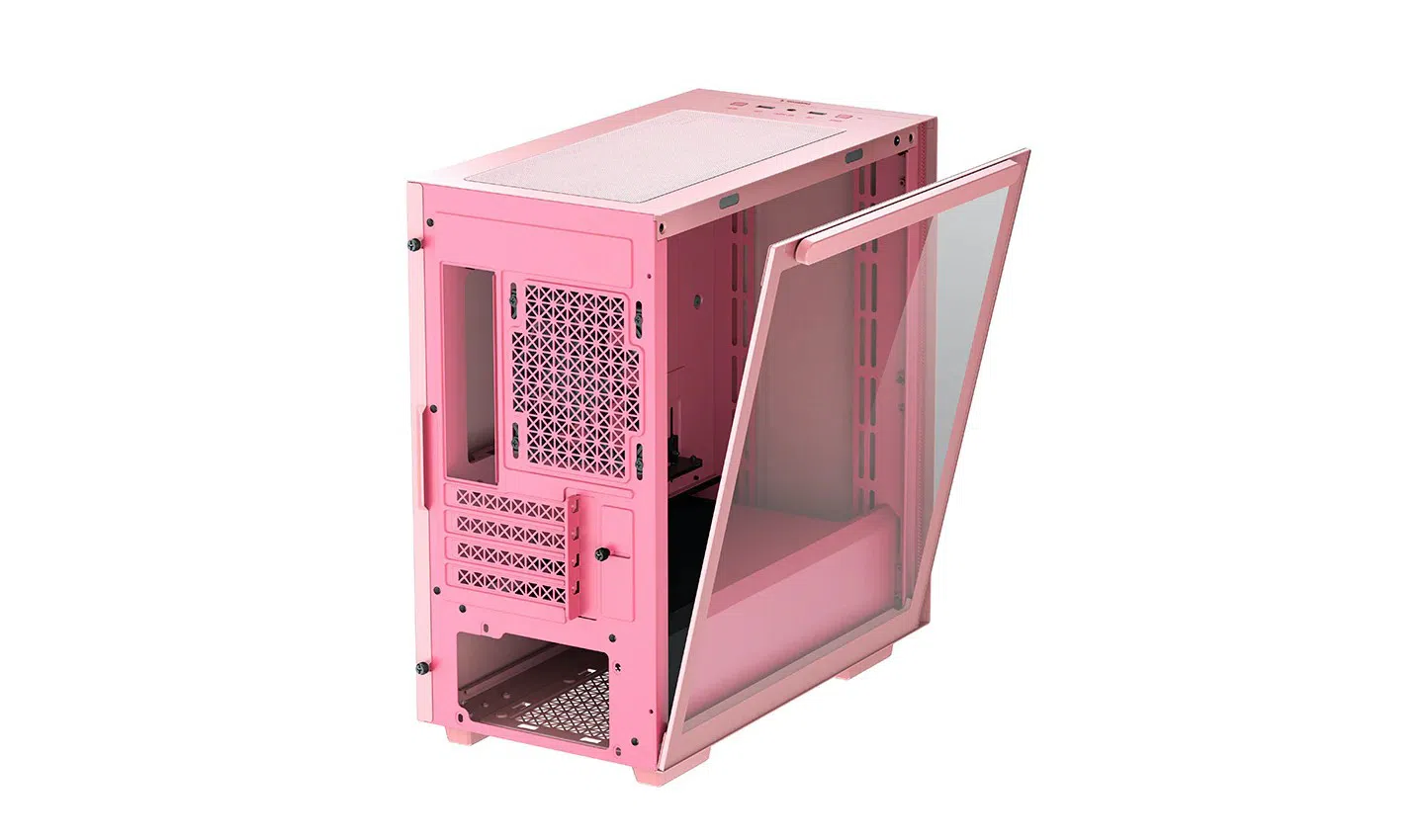 Корпус DEEPCOOL MACUBE 110 PINK / w/oPSU / Side-Window / 1x 120mm fan / ATX / Pink