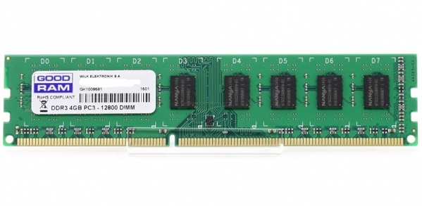 8GB DDR3L-1600 GOODRAM, PC12800, CL11, 1.35V