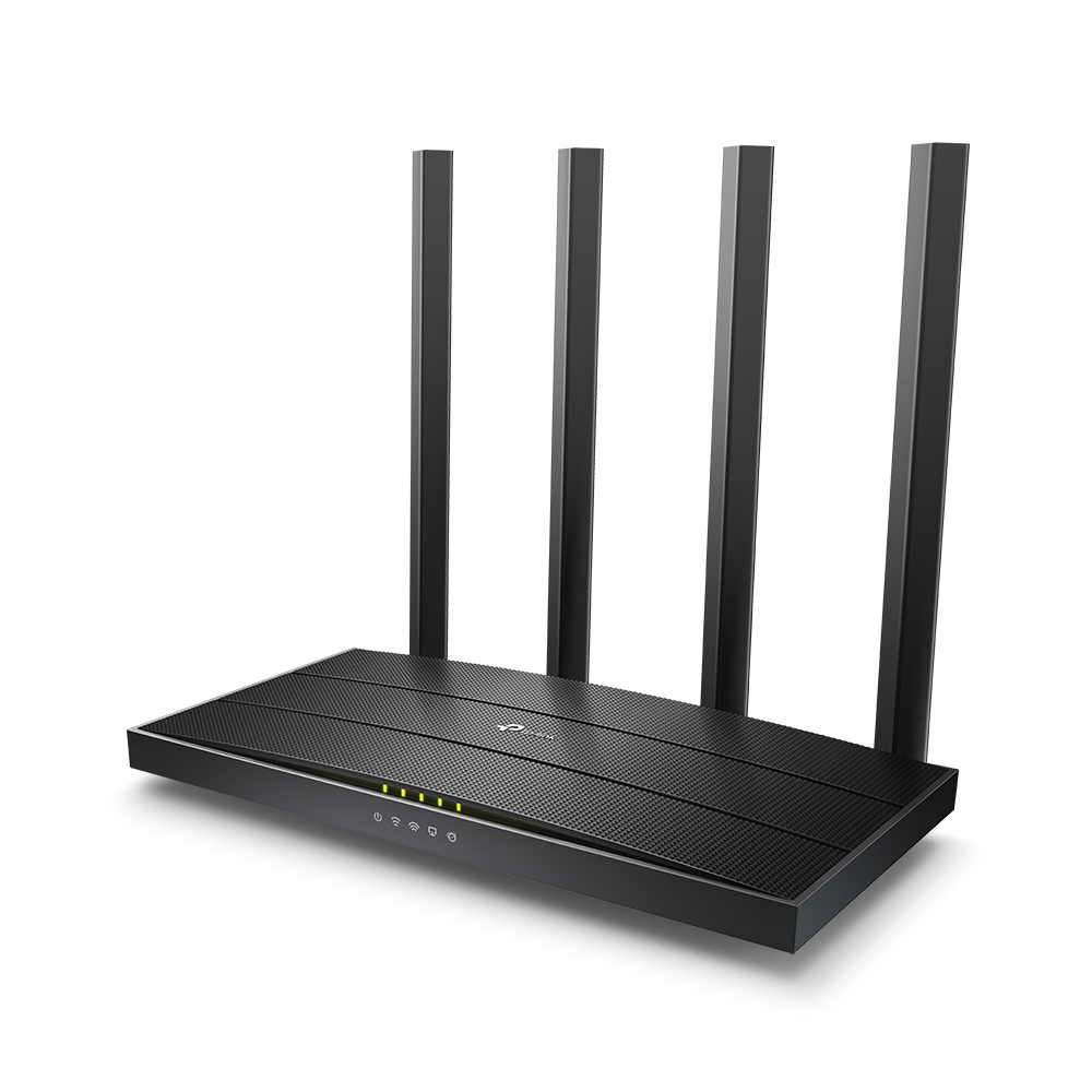 TP-LINK Archer C80 AC1900 Dual Band Wireless Gigabit Router, Atheros, 1300Mbps at 5Ghz + 600Mbps at 2.4Ghz, 802.11ac/a/b/g/n Wave 2, MIMO 3x3, MU-MIMO, Beamforming, Airtime Fairness, 1 Gigabit WAN+4 Gigabit LAN, 4 fixed antennas