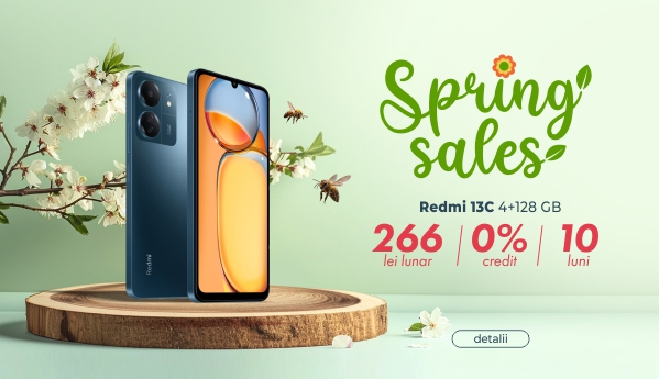 Spring sales - Xiaomi Redmi 13C 4+128 GB 