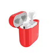 Чехол Hoco WB10 Airpods1/2 silicone case Red