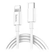 HOCO X36 Swift PD charging data cable for Lightning White