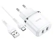 HOCO N4 Aspiring dual port charger set(for Type-C)