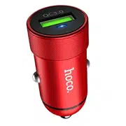 HOCO Z32 Speed Up single port QC3.0 car charger Red