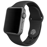 Strap for apple watch band 42-44 mm Silicone Black M/L 
