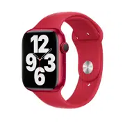 Strap for apple watch band 42-44 mm Silicone Rose Red M/L 