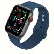 Strap for apple watch band 42-44 mm Silicone Midnight Blue M/L