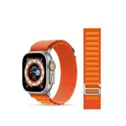 Strap for Apple Watch series all Nylon Orange size 44/45/49