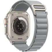 Strap Apple Watch series 1/2/3/4/5/6/7/8/SE/Ultra Nylon Gray