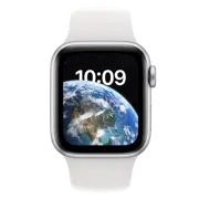 Apple Watch SE MNTP3 40mm Slv/Almn Case White Sport Band GPS+LTE