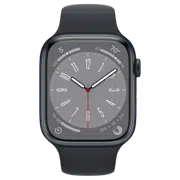 Apple Watch 8 MNU73 41mm, Midnight Almn Case Midnight Sport Band GPS