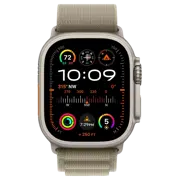 Apple Watch Ultra 2 GPS 49mm Titanium Beige Alpine loop Olive