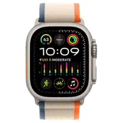 Apple Watch Ultra 2 GPS 49mm Titanium Beige Trail loop Orange/Beige