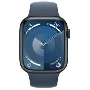 Apple Watch 9 GPS 45mm Aluminiu Midnight Silicon Blue