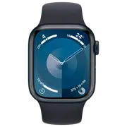 Apple Watch 9 GPS 41mm Aluminiu Midnight Silicon Blue
