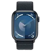 Apple Watch 9 GPS 41mm Aluminiu Midnight Sport Loop