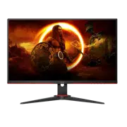 27.0" Monitor Gaming AOC Q27G2E/BK / QHD / 1ms / 155 Hz / Black/Red