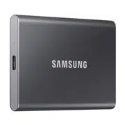 SSD portabil extern Samsung Portable SSD T7, 2 TB, Grey (MU-PC2T0T/WW)