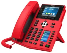 Telefon IP Fanvil X5U-R Red