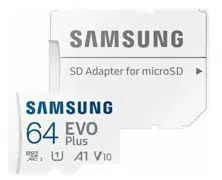 Сard de memorie Samsung MicroSD EVO Plus 64Gb + SD adapter (MB-MC64KA)