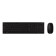 Set Tastatură + Mouse ASUS W5000, Fără fir, Negru