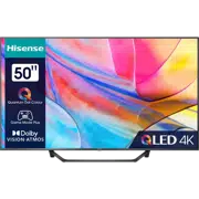 50" QLED SMART Телевизор Hisense 50A7KQ, 3840x2160 4K UHD, VIDAA U6.0, Серый